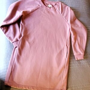 Pact Women's Long Sleeve Dress - Pink